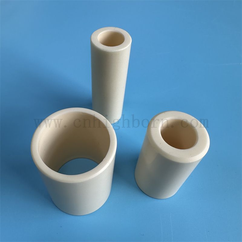 Tubo di isolamento in ceramica a tubo ceramico al 99% lucido