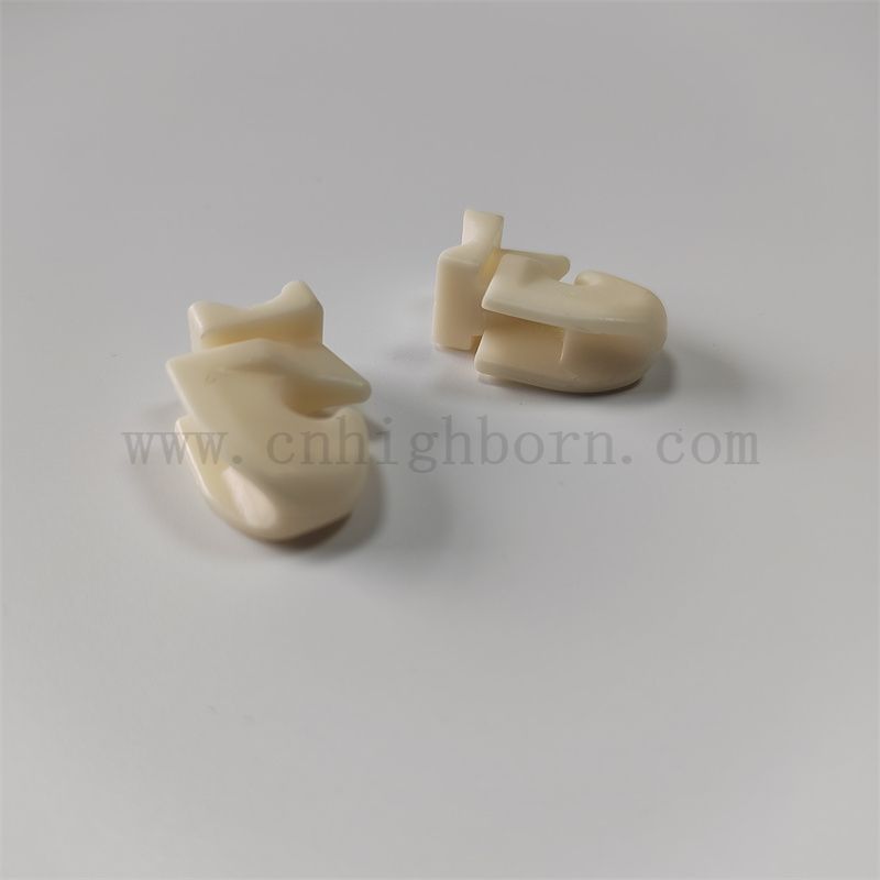 Guida al gancio in ceramica tessile 99% Guida in ceramica in porcellana di allumina
