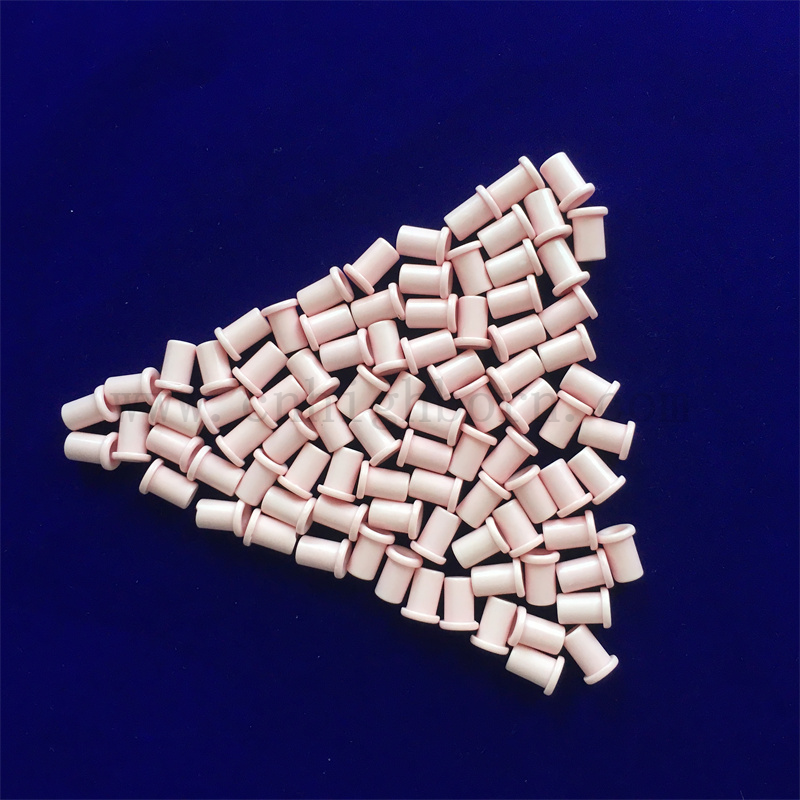 Resistenza all'usura al 95% di grigio in ceramica di allumina parti tessili in ceramica per macchinari