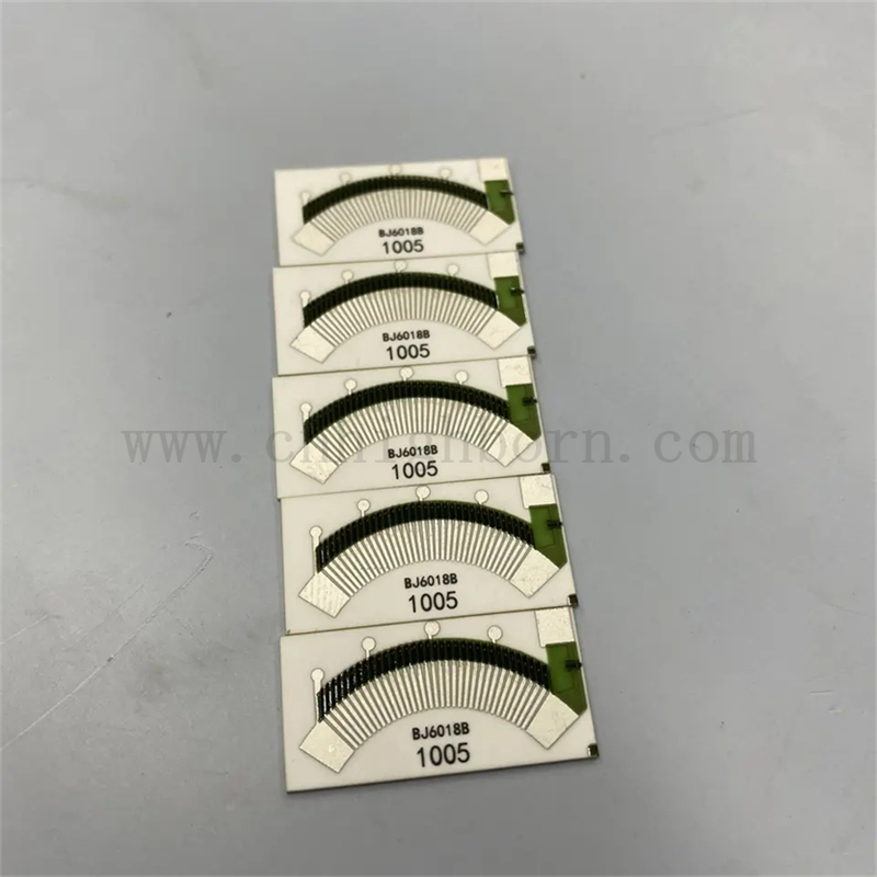 Sensori di livello del carburante per auto ad alta precisione Sensori di alumina Substrato in ceramica Resistore di pellicola spessa