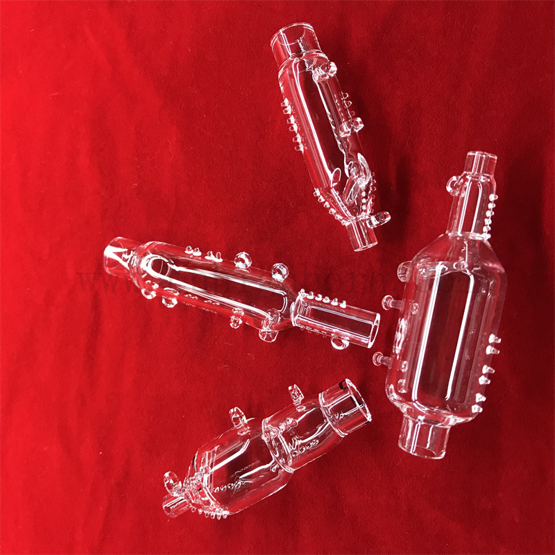 Tubo di digestione in vetro in vetro chiaro personalizzato Analisi dell'acqua Tubi di digestione del quarzo