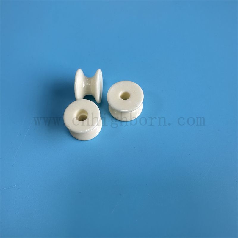 Accessori per macchinari tessili di resistenza all'usura di alta qualità Accessori in ceramica di allumina in diverse dimensioni