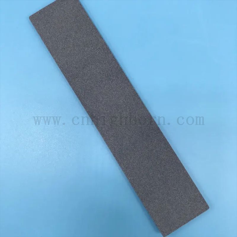 Striscia di filtro liquido in carburo di silicio poroso personalizzato Gas separazione dei rifiuti fogli ceramica