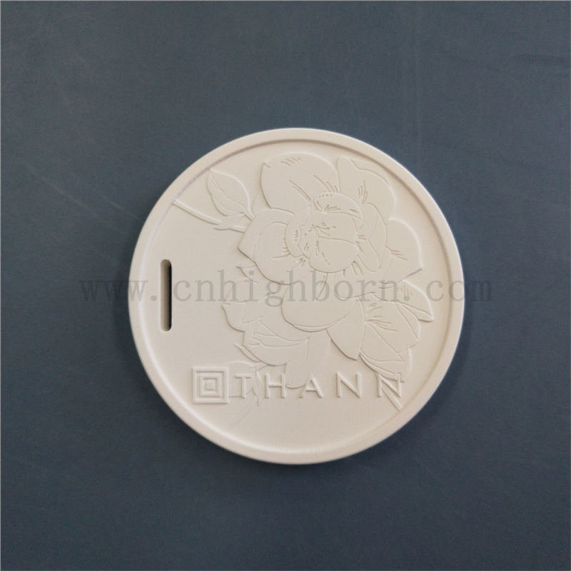 Logo Auto personalizzato Auto appeso Aroma ceramico profumato Pietra di gesso diffusore