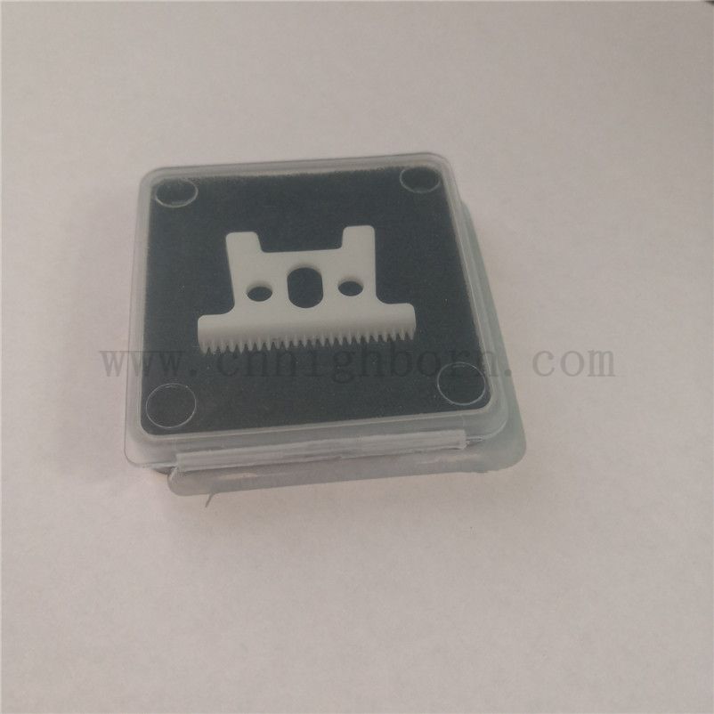 White Zirconia Ceramic Trimmer Blade Wear Resistance Pet Grooming Ceramic Blade