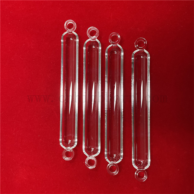  Resistenza al calore Resistenza alla laboratorio Clear Quartz Strumento in quarzo Boat 