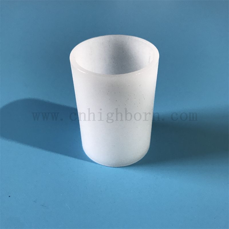 Dimensione personalizzata Resistente al calore Resistenza al calore Silica fusa tubo in quarzo in silice 