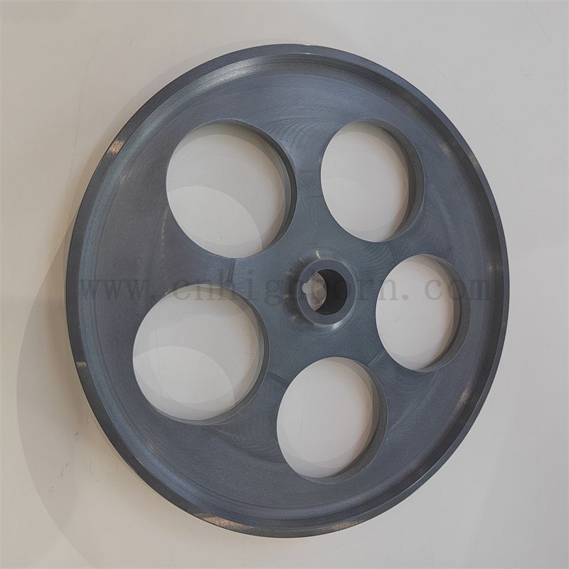 Disco di ceramica di scudo di calore a nitruro di silicio SI3N4 Parti in ceramica per fornace di idrogenazione