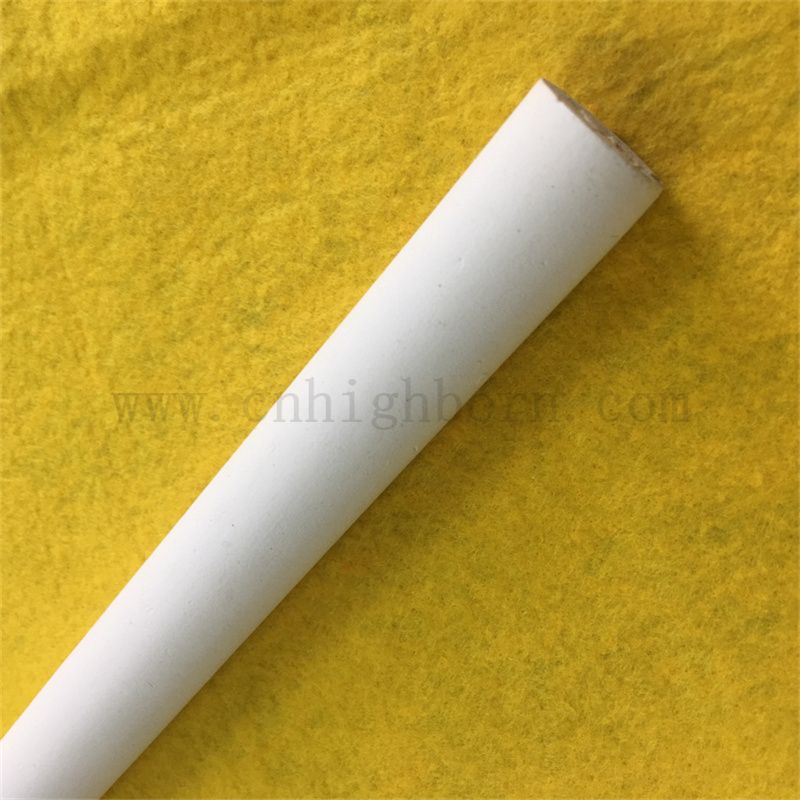 Porosità personalizzata Pipi di ceramica di allumina porosa bianca tubi filtro AL2O3