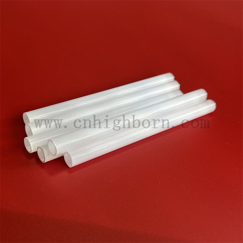 tubo di quarzo opaco