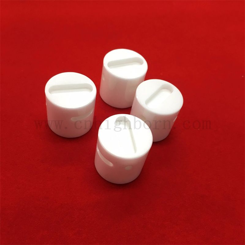 Asta scanalata di zirconia in lavorazione Zro2 Machined di precisione