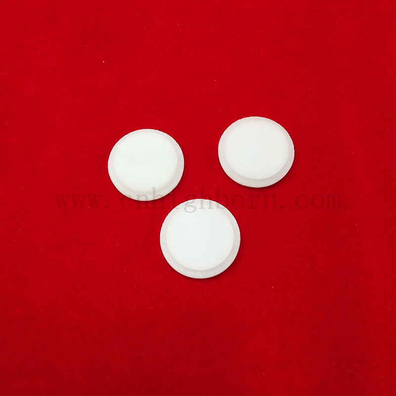 Piatto di vetro in silice in silice fuso al quarzo bianco lattigio