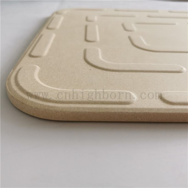 Piastra di pietra per pizza di corderite refrattario