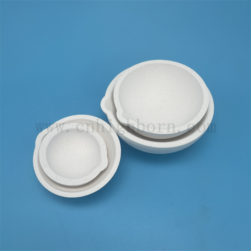 Ciotola in ceramica in ceramica da piatto di silice in fuso in fuso in oro fuso