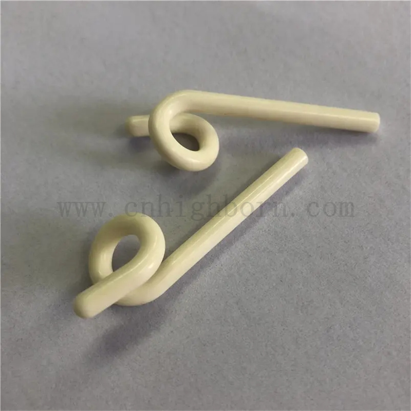 Resistenza all'usura AL2O3 Guide in ceramica in ceramica in ceramica di allumina