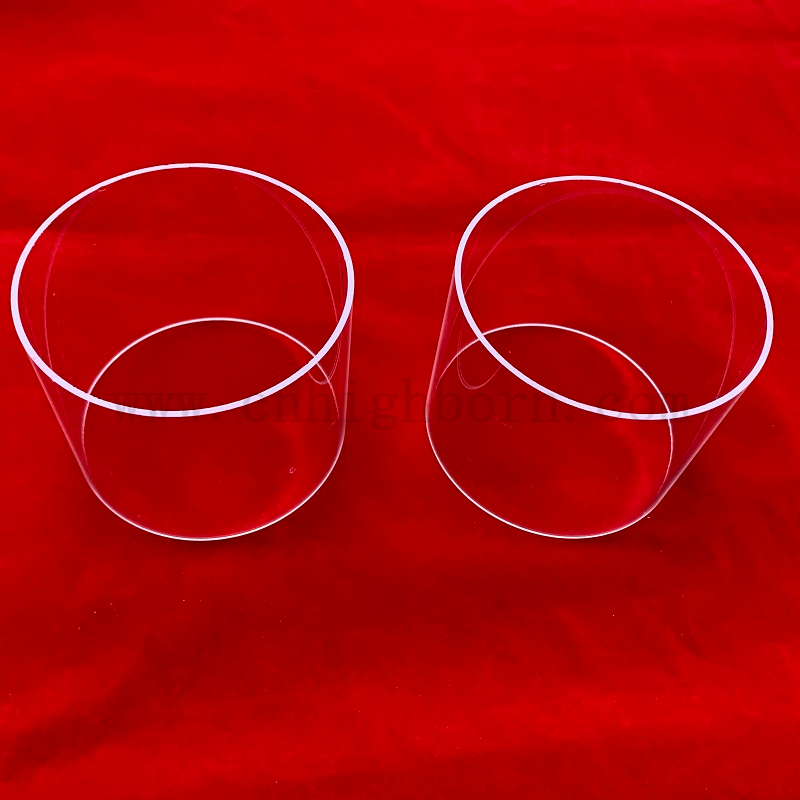 Flangia di saldatura in vetro in quarzo in quarzo purezza ad alta purezza per reattore al quarzo