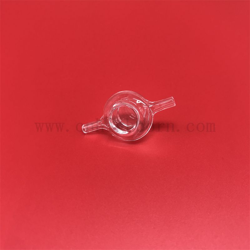 Resistenza al calore Cuvetta trasparente a flusso di micro flusso chiaro cuvetta in quarzo