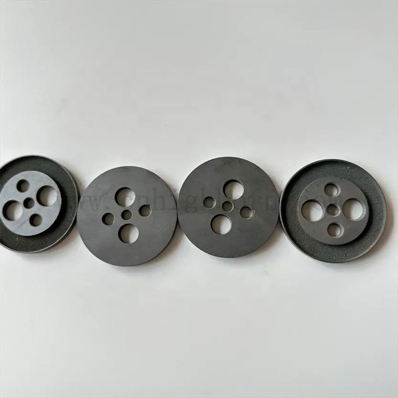 Personalizza la parte in ceramica Sic Ceramic Parte ceramica di precisione in carburo di silicio senza pressione 