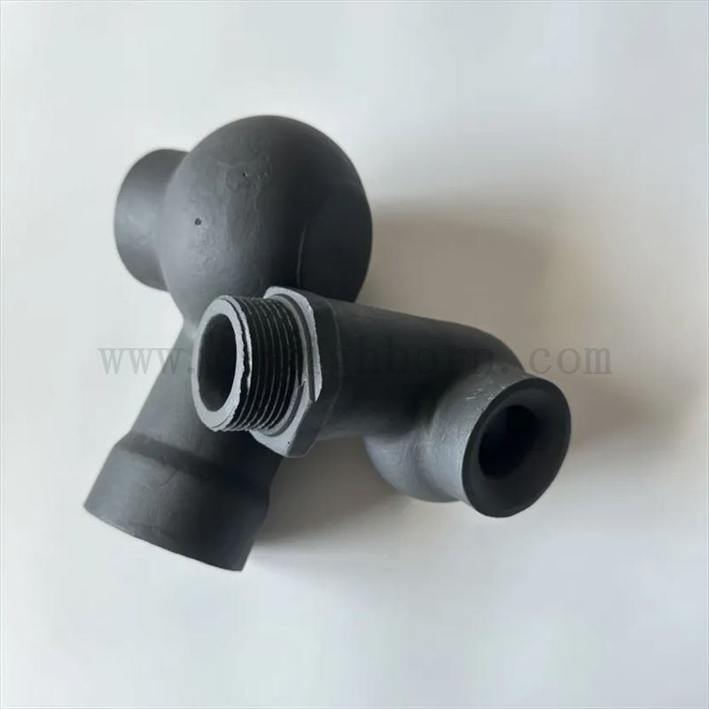 Tubo ceramico in carburo di silicio in carburo di fumio in ceramica ceramica rbsica