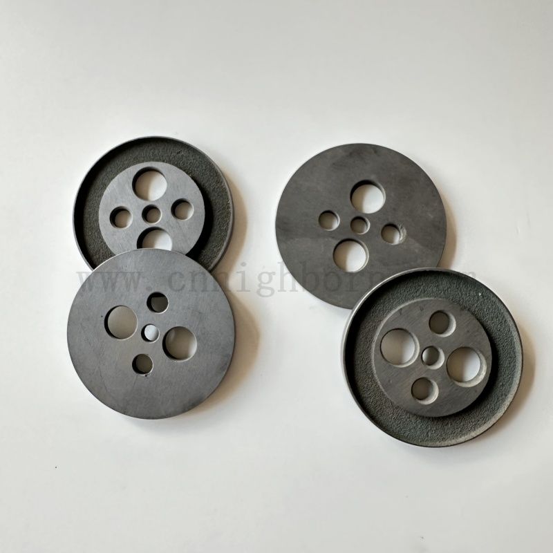  SIC Ceramic Disc Shilvery tondo in carburo di silicio con alta resistenza all'usura