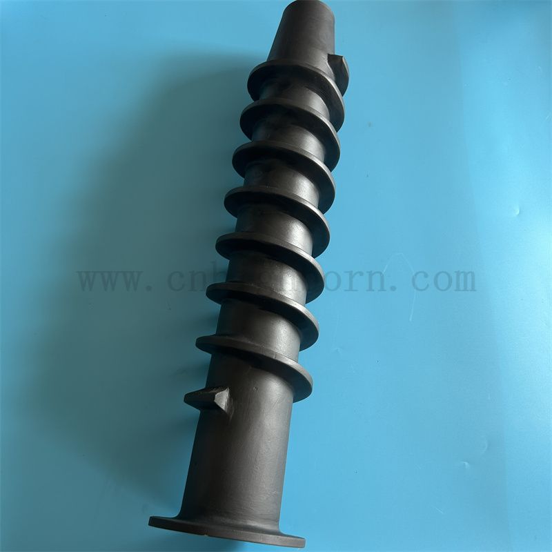 Resistenza alla corrosione Tubo in carburo di silicio in ceramica RBSIC