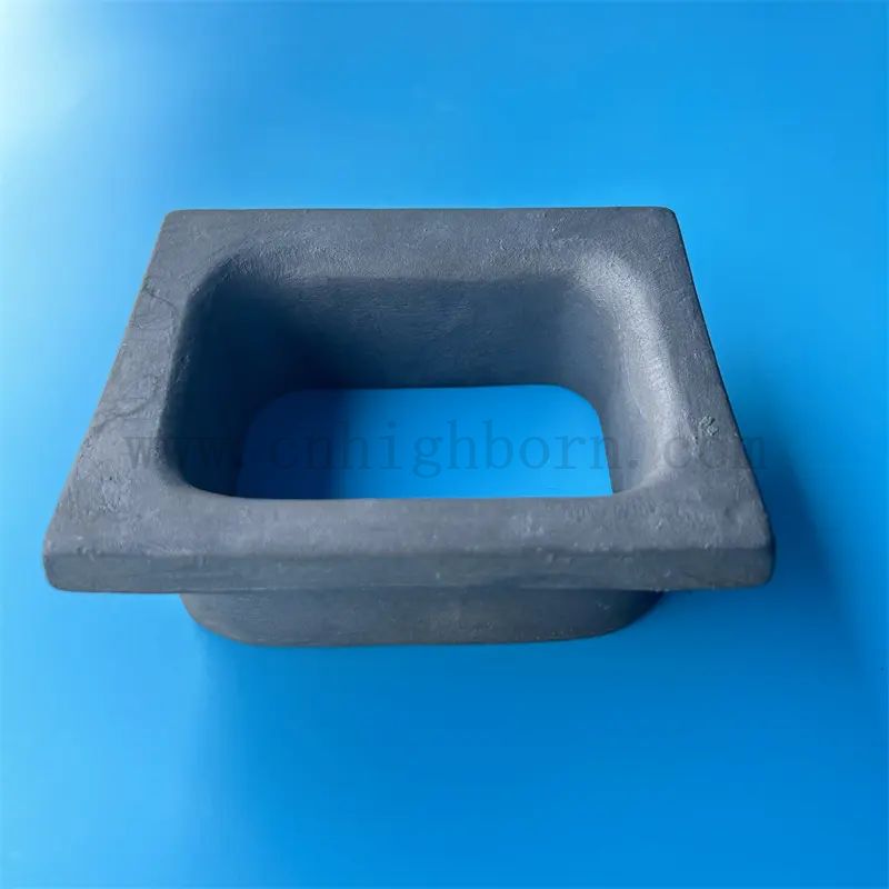 Resistenza al calore personalizzata RBSIC SIC Parte di supporto in carburo di silicio Ceramica