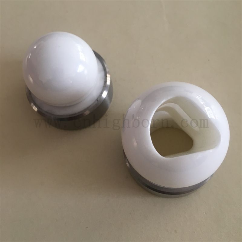 YSZ ZRO2 ZIRCONIA Y-TZP Valvola a sfera in ceramica con sedile