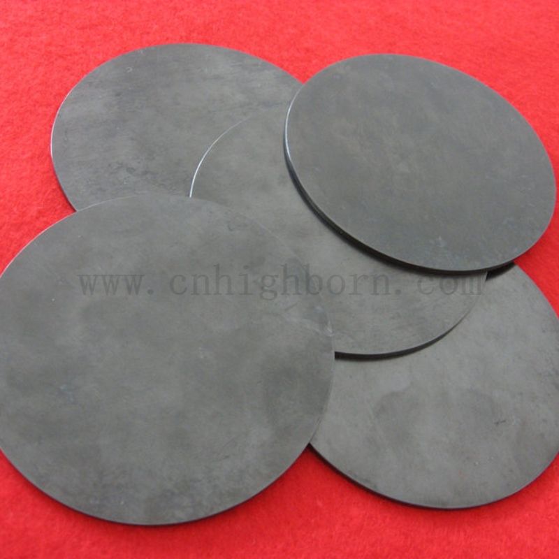 Foglio ceramico personalizzato in zirconio con disco Zro2 nero stabilizzato con ittrio ad alta durezza