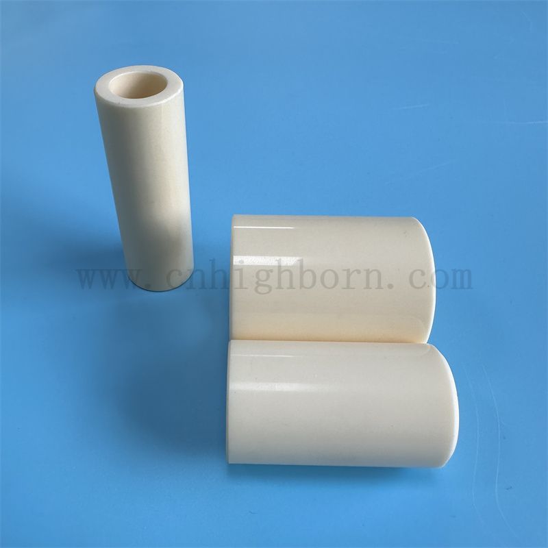 Tubo di isolamento in ceramica a tubo ceramico al 99% lucido