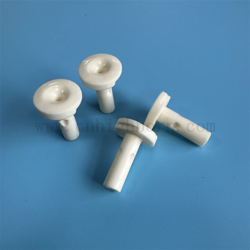 Guida in ceramica tessile di allumina Accessori per macchinari tessili resistenti all'usura per occhiello AL2O3