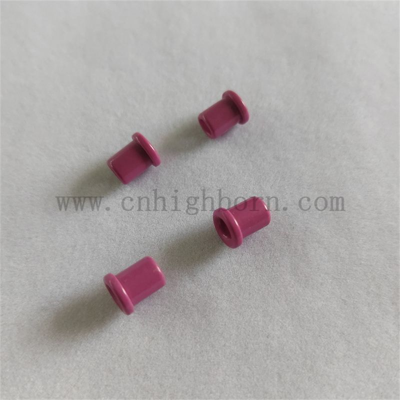 occhiello in ceramica rosa 