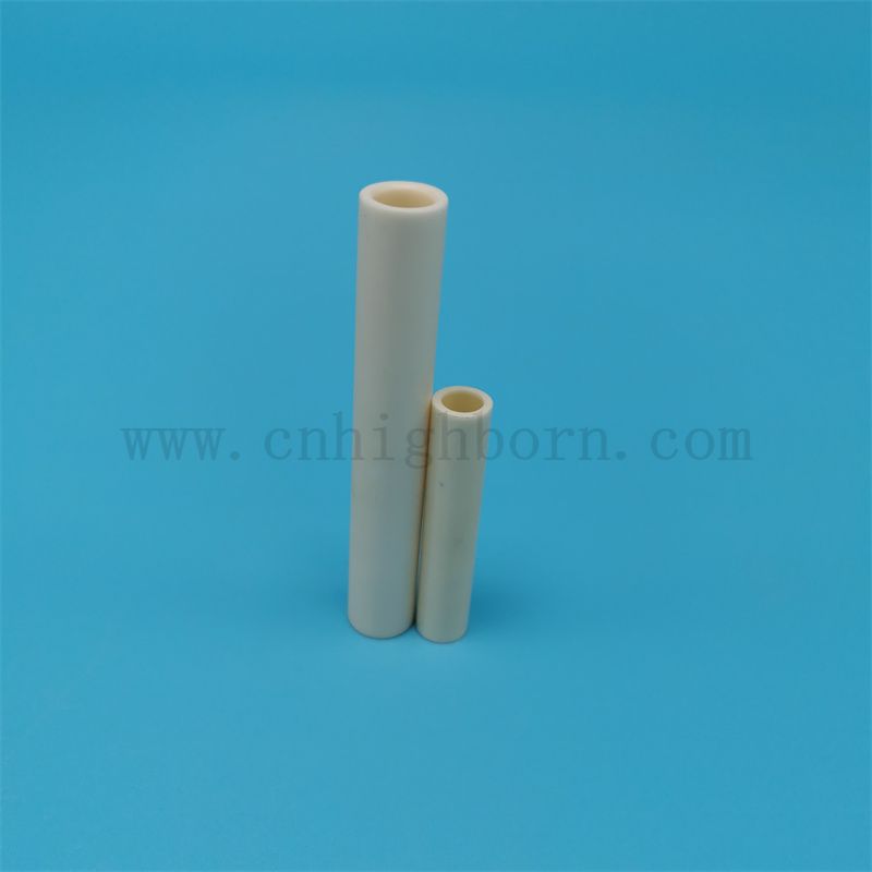 Lucidatura allumina 95% 99% al2o3 tubo in ceramica tessile