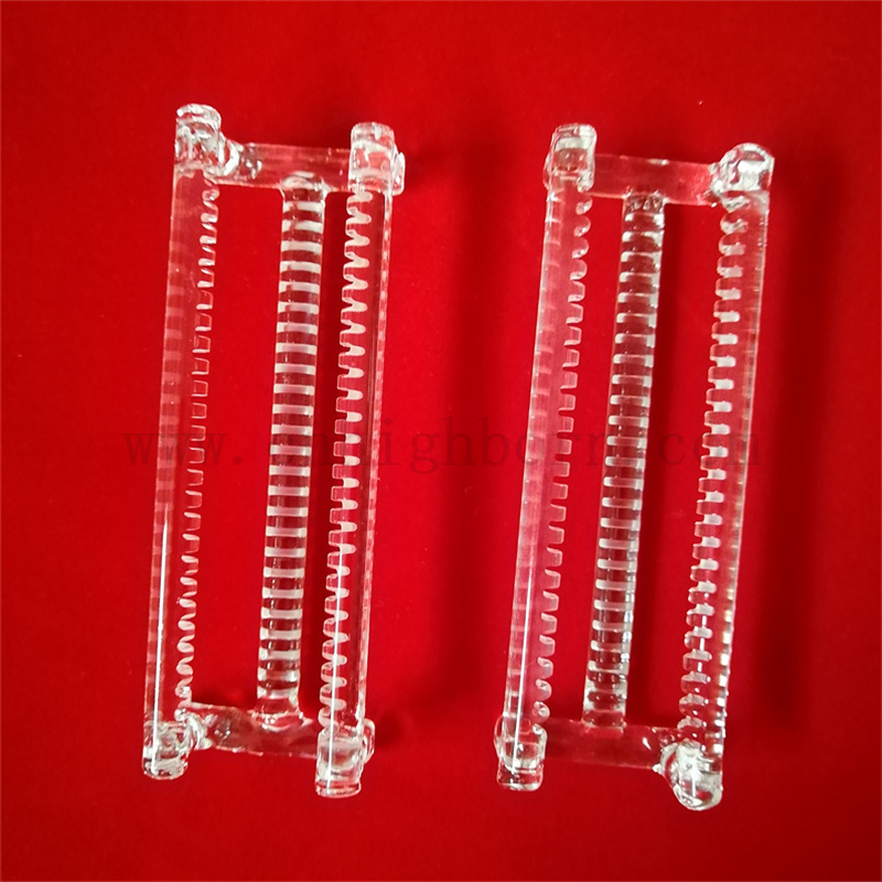 Strumento al quarzo trasparente di wafer in quarzo in vetro in quarzo trasparente per fornace