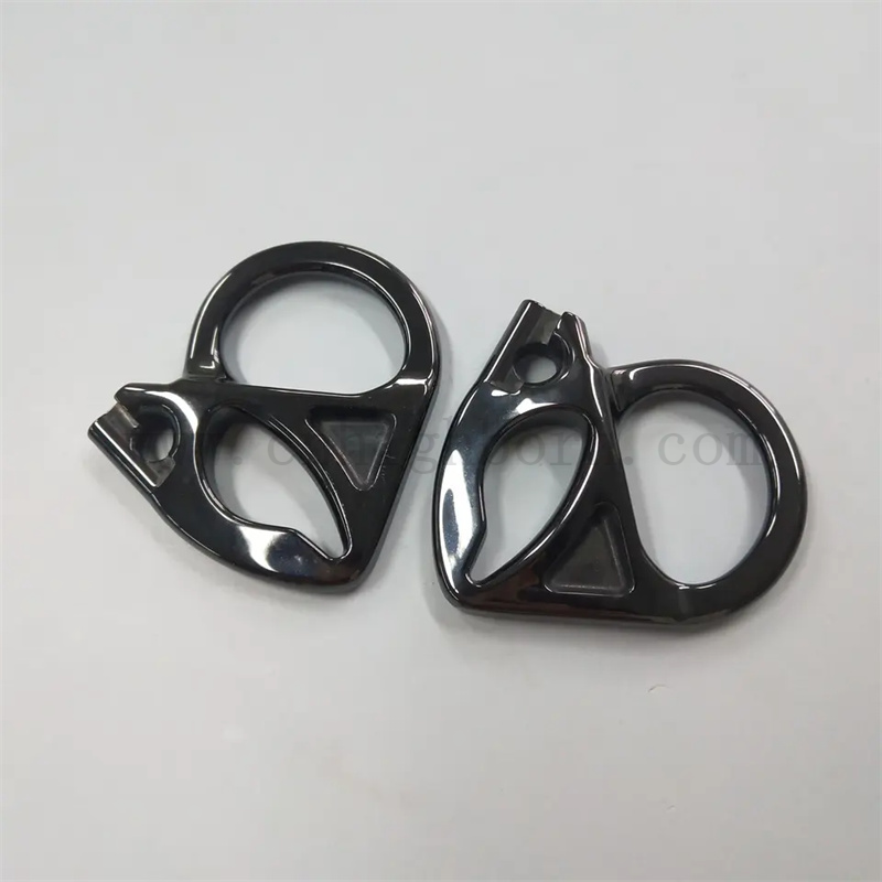 Parti isolanti irregolari in ceramica di zirconia nero Zro2 per macchinari per maglieria