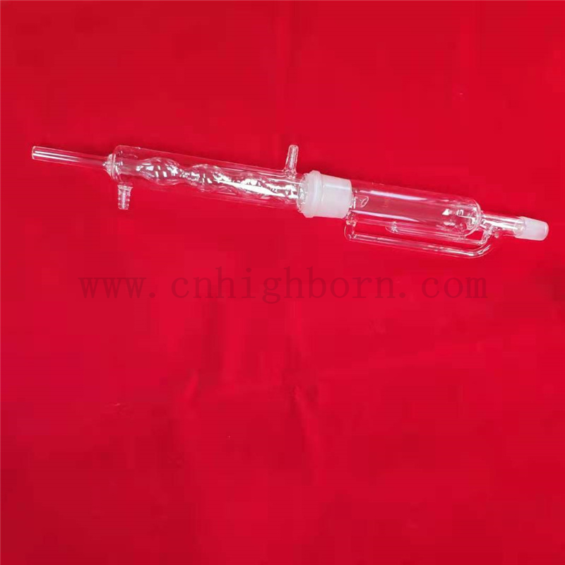 Glass a borosilicato alto trasparente 3.3 Lab Utilizzare Extractor Soxhlet