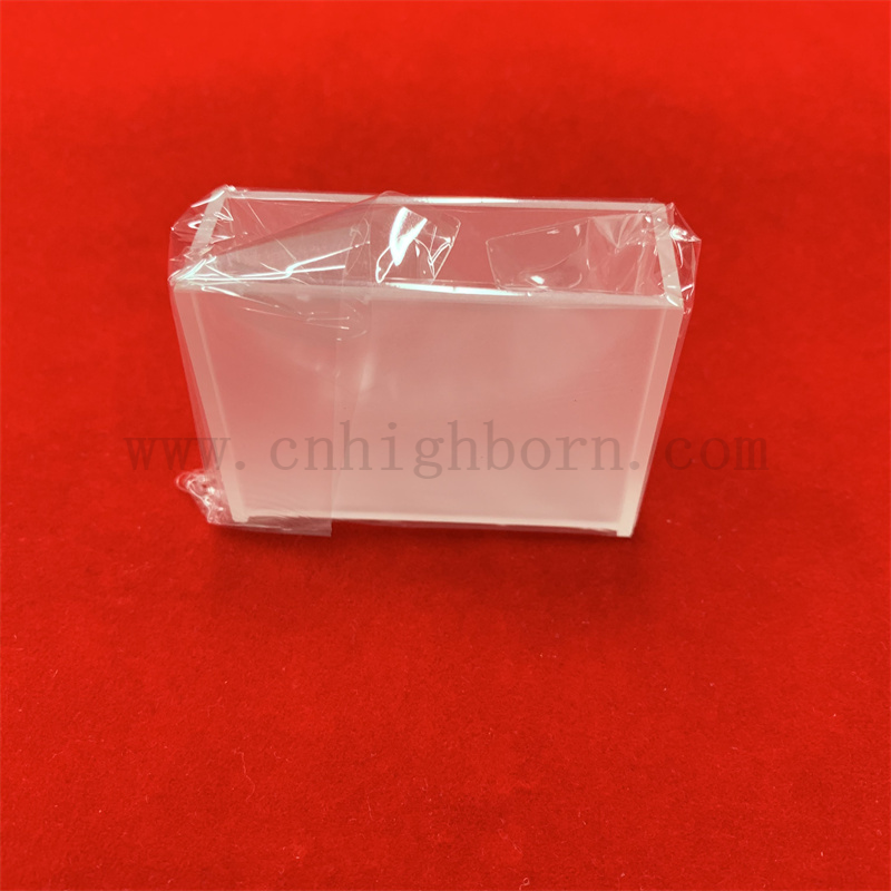 Utensili da laboratorio celle grandi 28,4 ml Cuvette di vetro trasparente Cuvetta in quarzo cellulare ad alta precisione per colorimetro