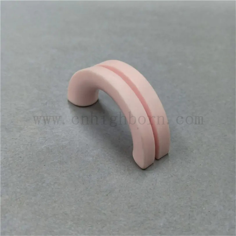 In stock lucido AL2O3 Allumina Ceramica Open Open Styles Guide in filo di filo tessile 