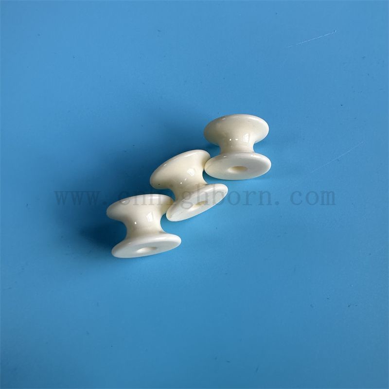 Accessori per macchinari tessili di resistenza all'usura di alta qualità Accessori in ceramica di allumina in diverse dimensioni