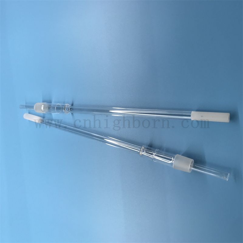 Forma a forma personalizzata resistente al calore resistente alla silice in vetro di silice tubo di quarzo