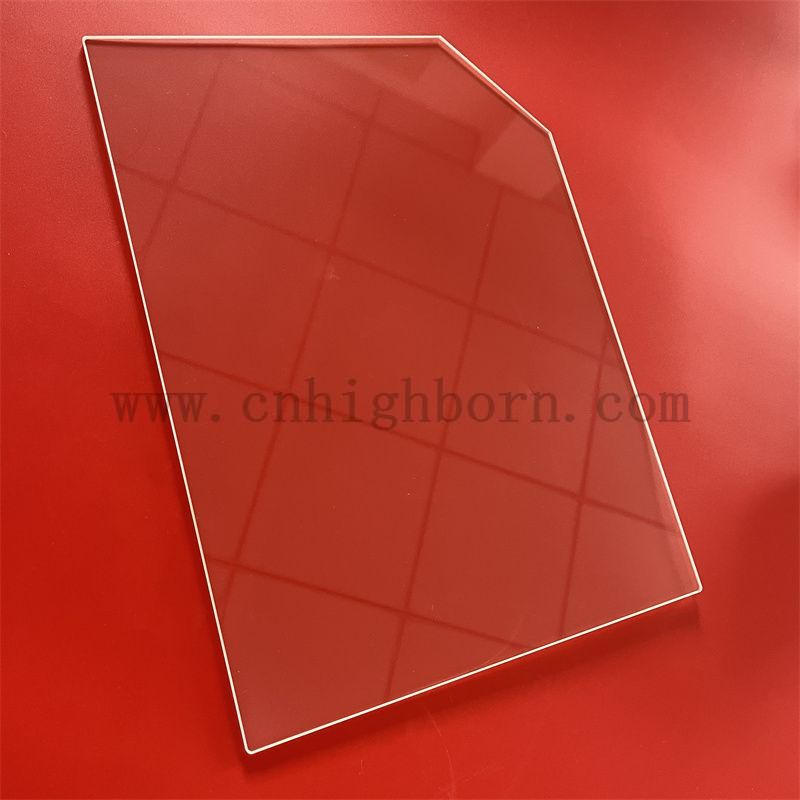 lastra di vetro di silice