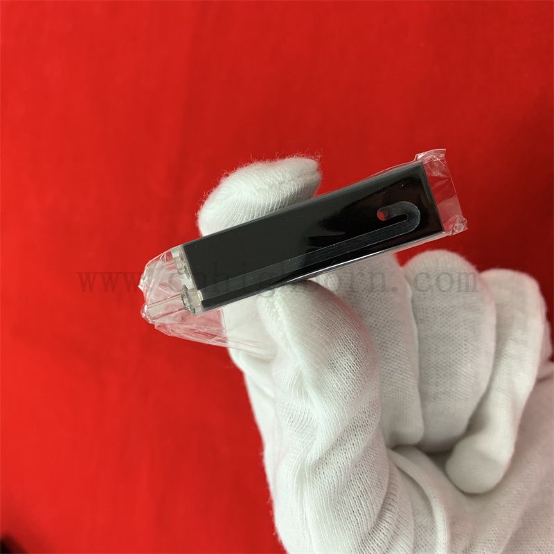 Laboratorio Analizzatori biochimici del quarzo nero di laboratorio Micro Glass Cuvette Maschera continua 10mm