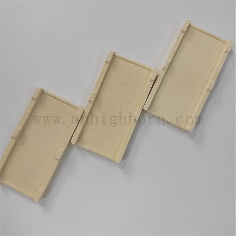 Zirconia refrattaria zirconia ceramica saggar zro2 cramica crogiolo per lo scioglimento dell'oro