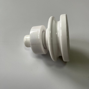 Componente isolante ceramico personalizzato in allumina smaltata Al2O3 al 95%.