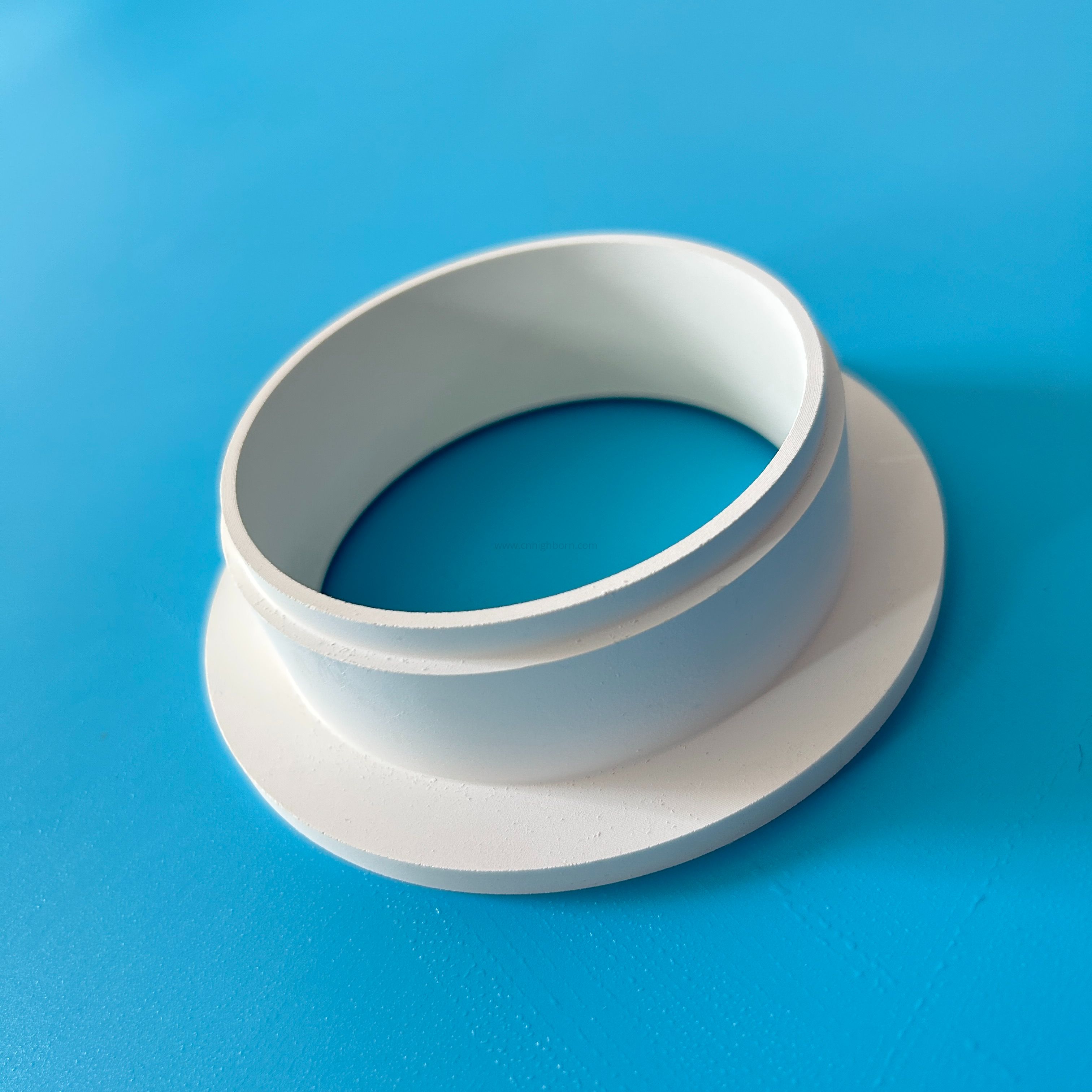 Boccola BN con anello flangiato in ceramica esagonale in nitruro di boro