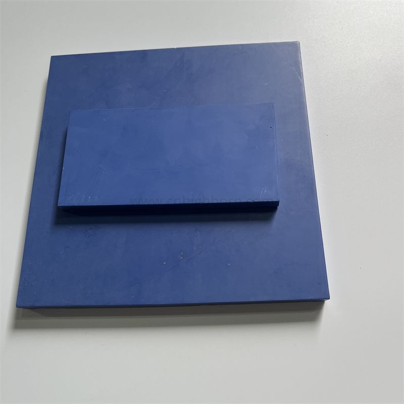 Piastra vuota in foglio blu ceramico con zirconio stabilizzato con ittrio