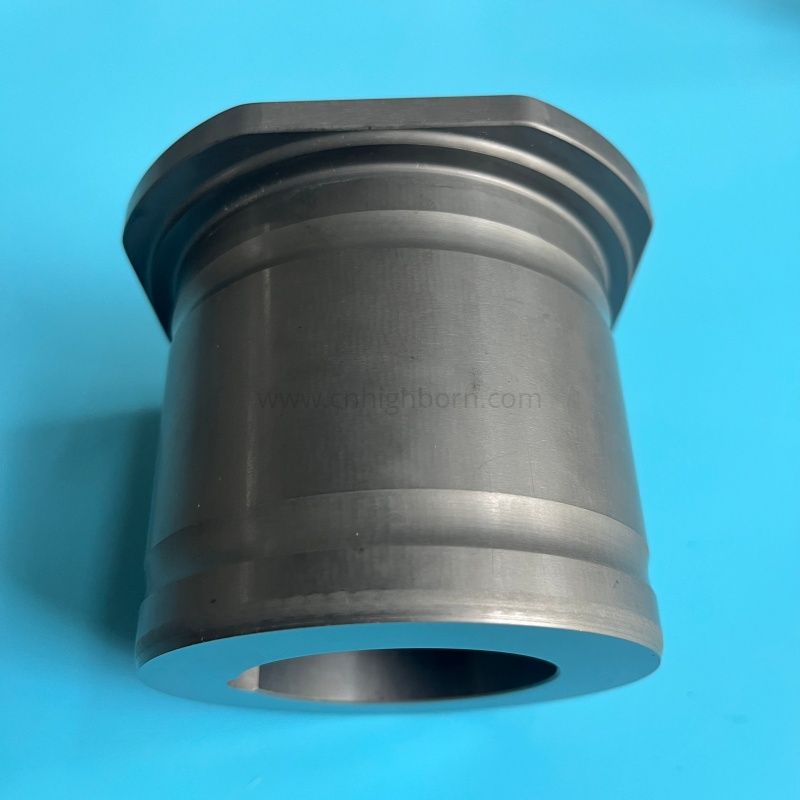 Boccola con cavità ceramica SiC del tubo flangiato in carburo di silicio