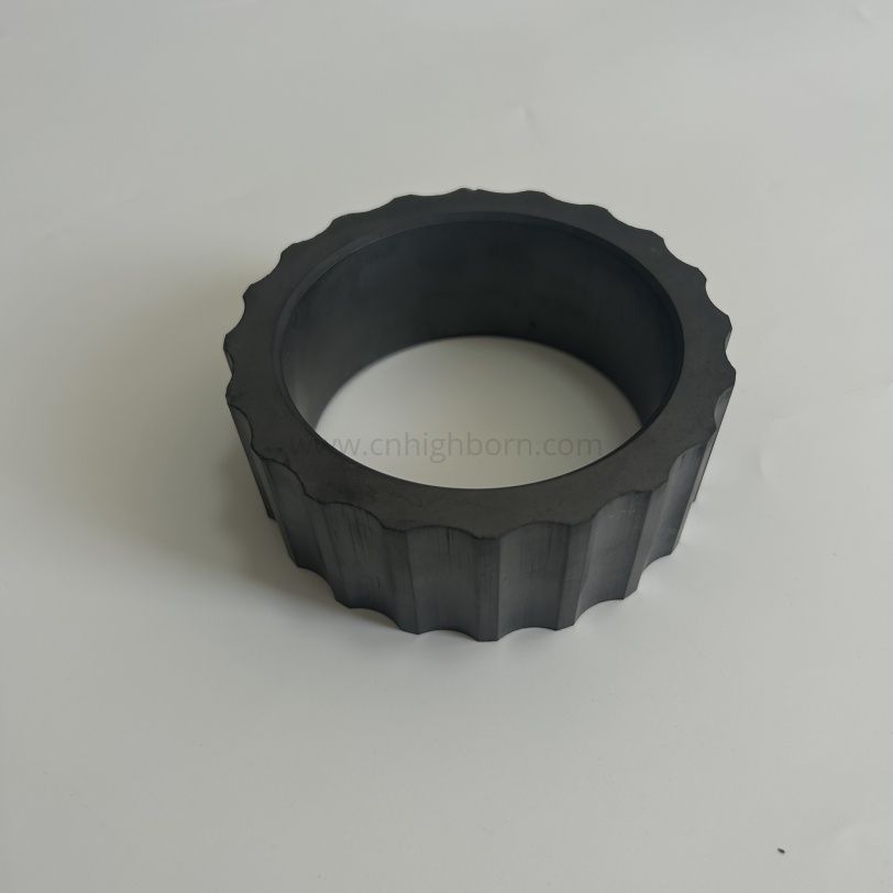 Rullo Sic con anello dentato in ceramica al carburo di silicio