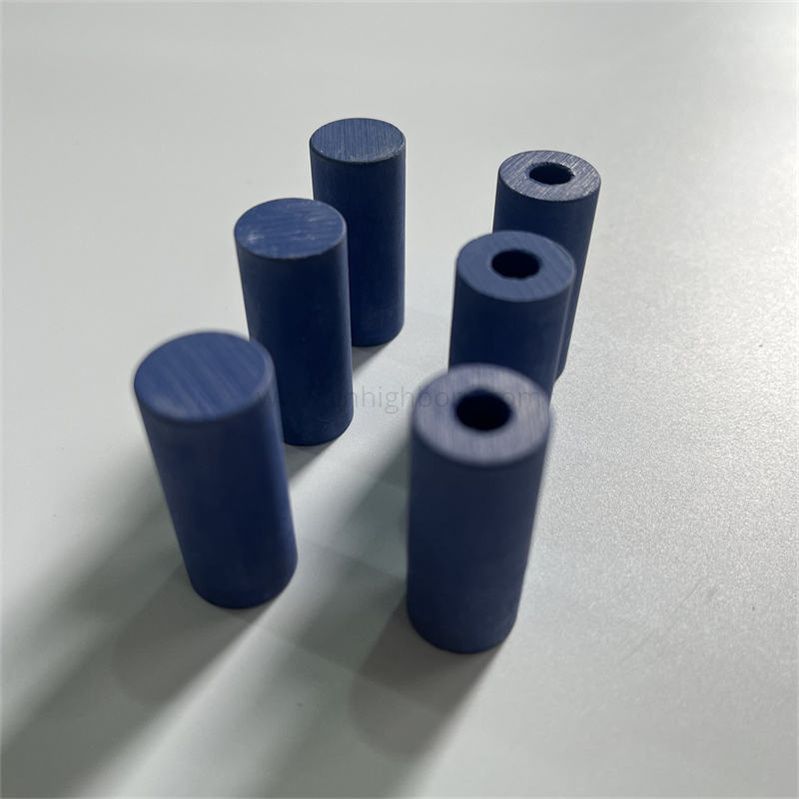 Tubo in ceramica ZrO2 con tubo in zirconio blu stabilizzato con ittrio