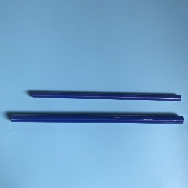 Albero dello stantuffo del pistone con asta in ceramica blu Zro2 e zirconio