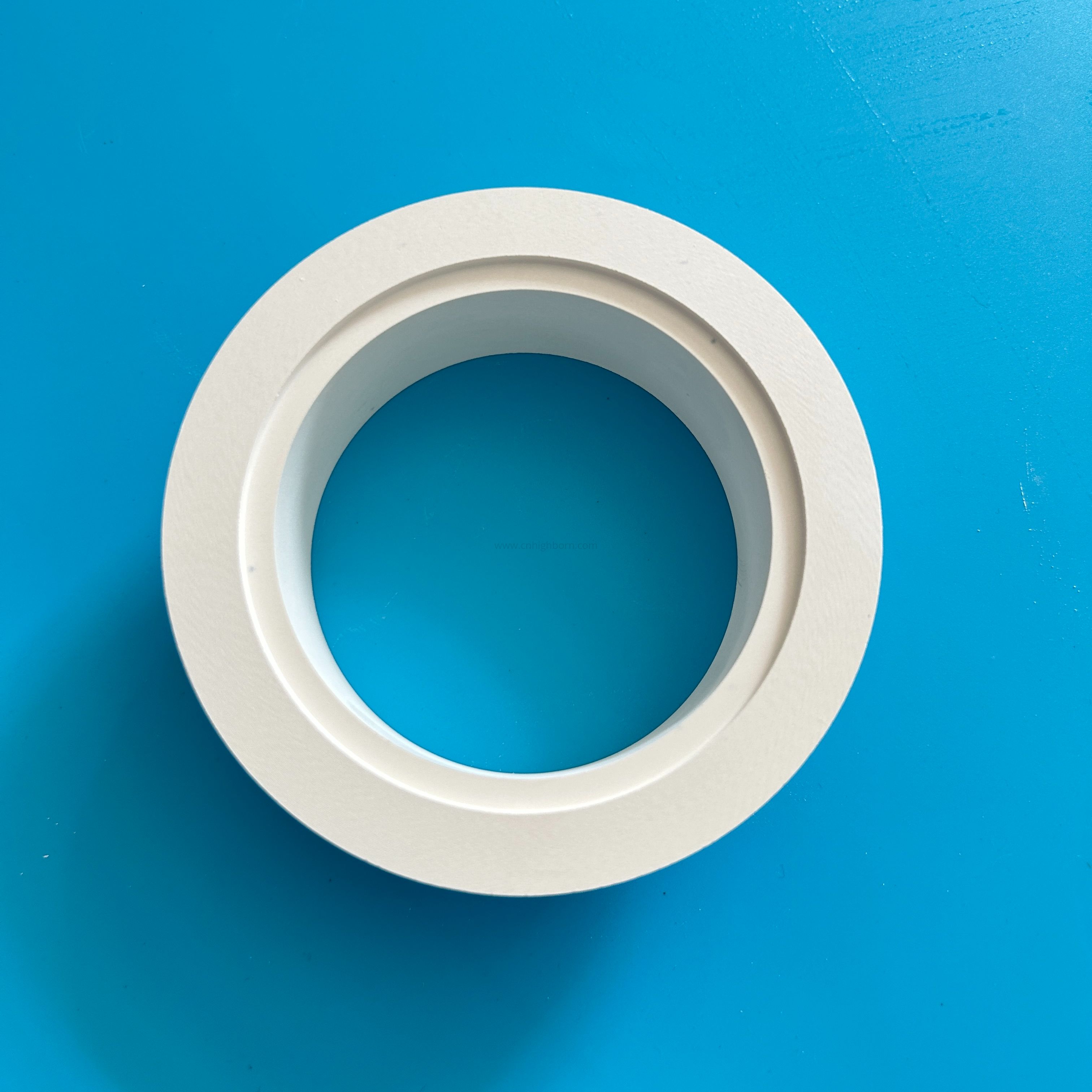 Boccola BN con anello flangiato in ceramica esagonale in nitruro di boro